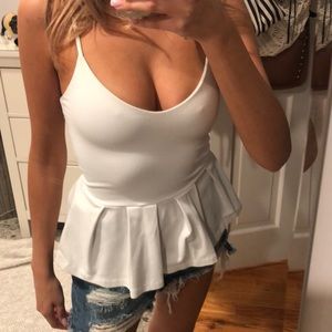 SUSANA MONACO peplum top